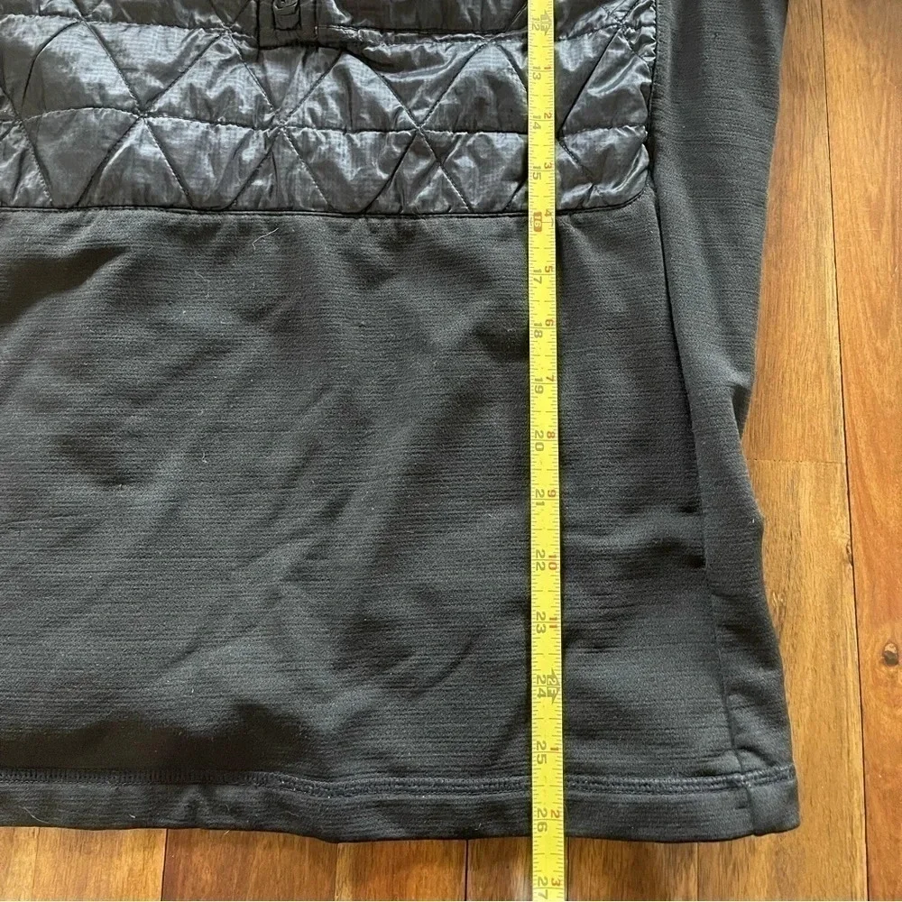Smartwool propulsion 1/2 zip merino wool pullover black active jacket medium - Picture 6 of 8